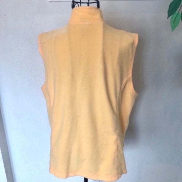 L.L. Bean Full Zip Fleece Shell Vest Size L - Picture 4 of 8